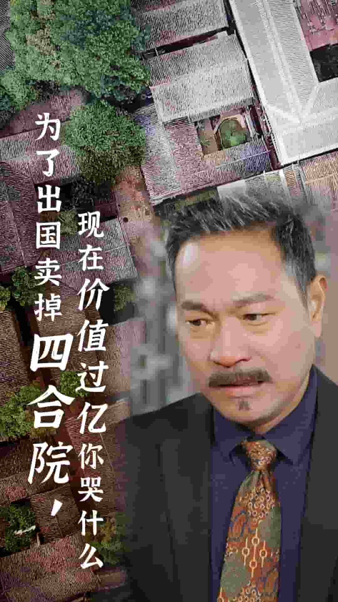 为了出国卖掉四合院现在价值过亿你哭什么全集